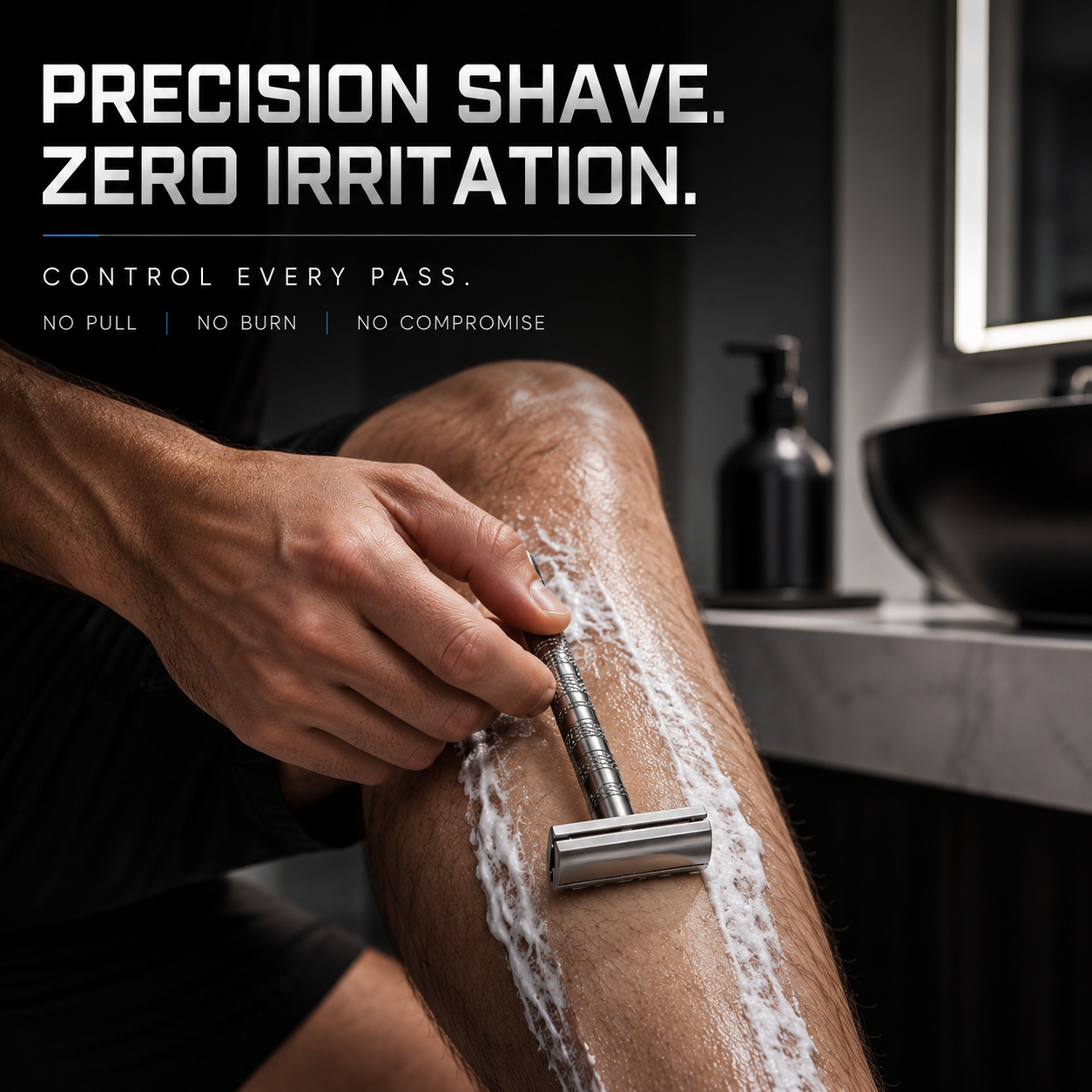 VELTORA VANTIS™ Precision Shaving Without Irritation — From The First Pass