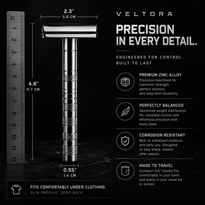 VELTORA VANTIS™ Precision Shaving Without Irritation — From The First Pass